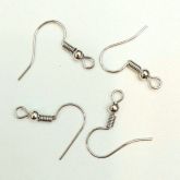 Anzol / gancho níquel com 20 peças